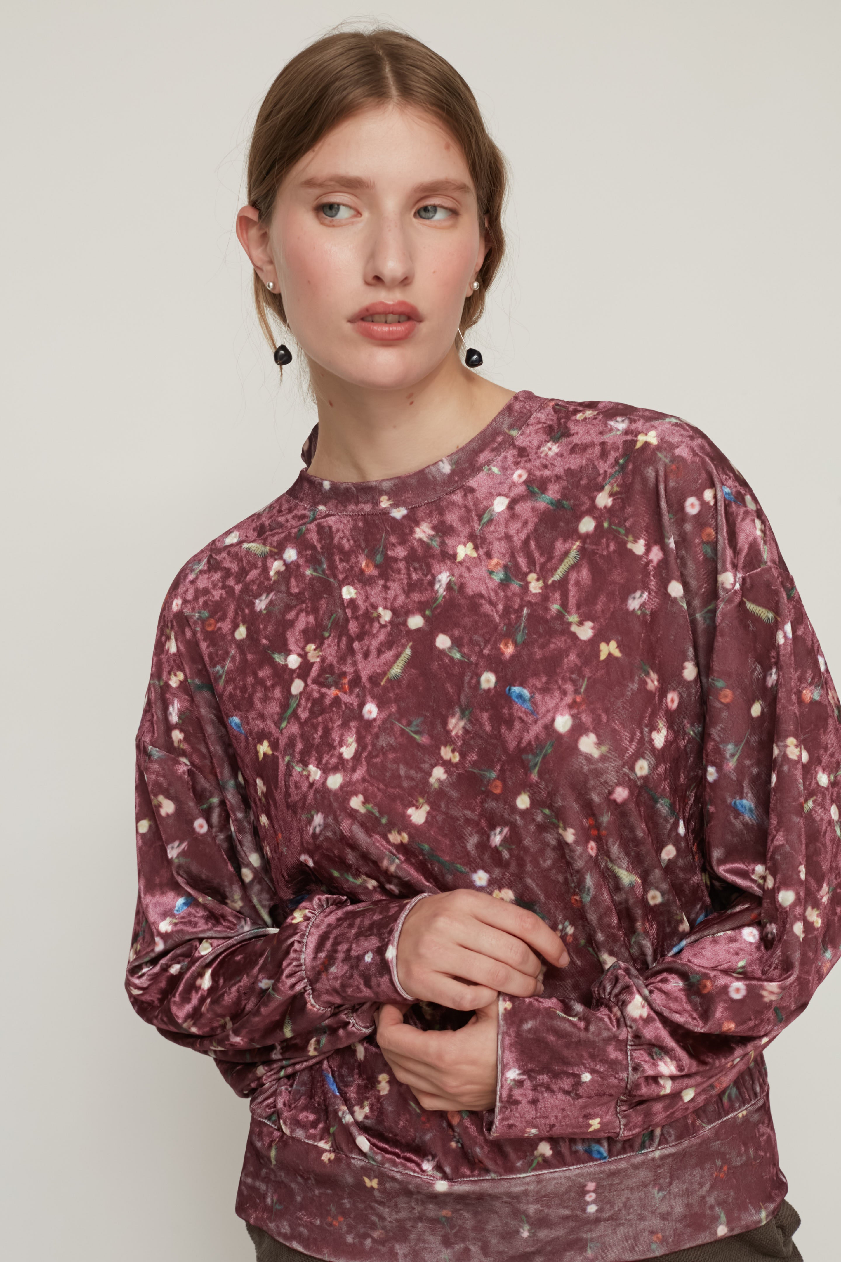 GREATS SWEATSHIRT BORDEAUX