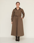 JENNY DRESS BROWN