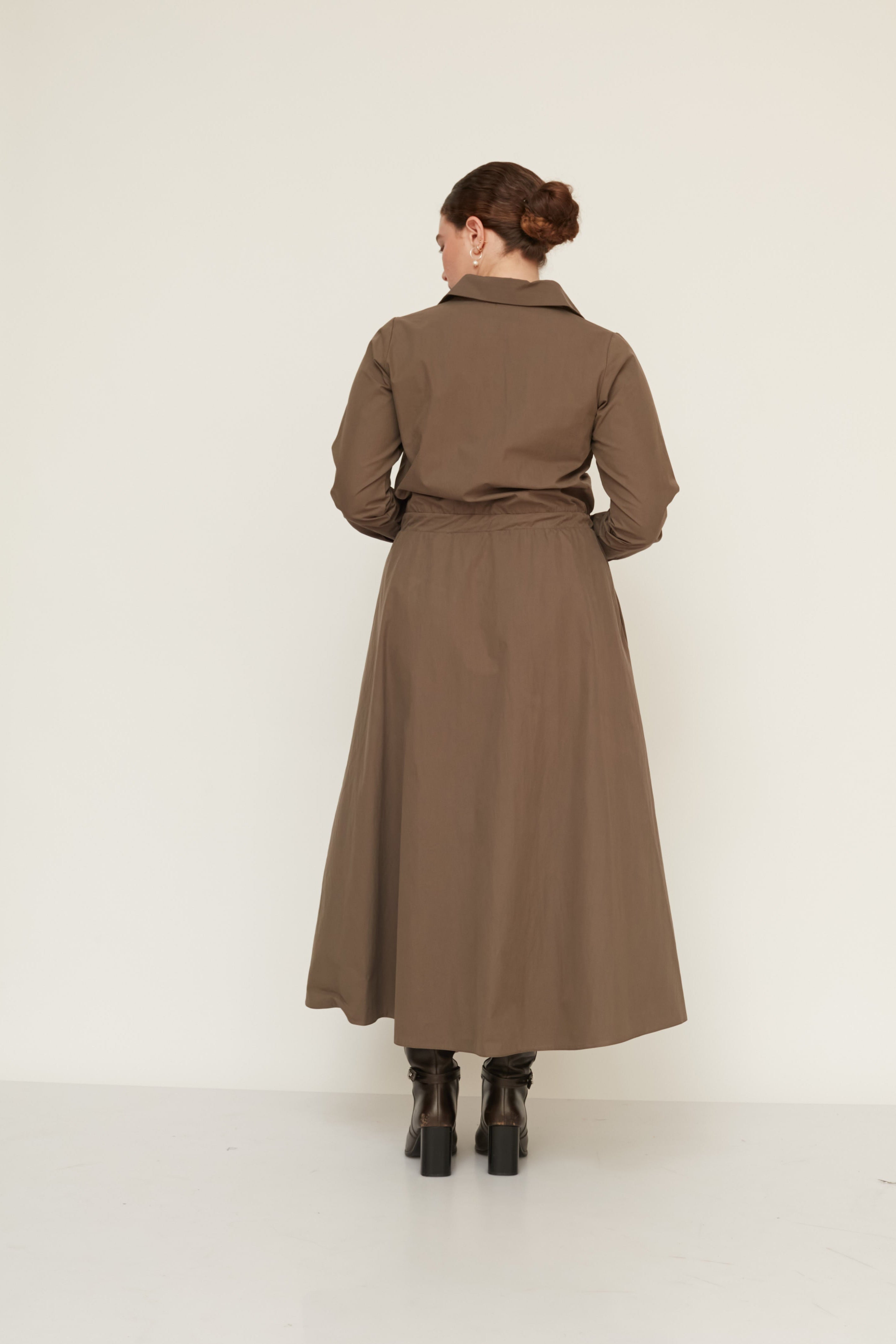 JENNY DRESS BROWN