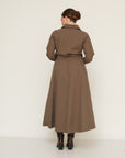 JENNY DRESS BROWN