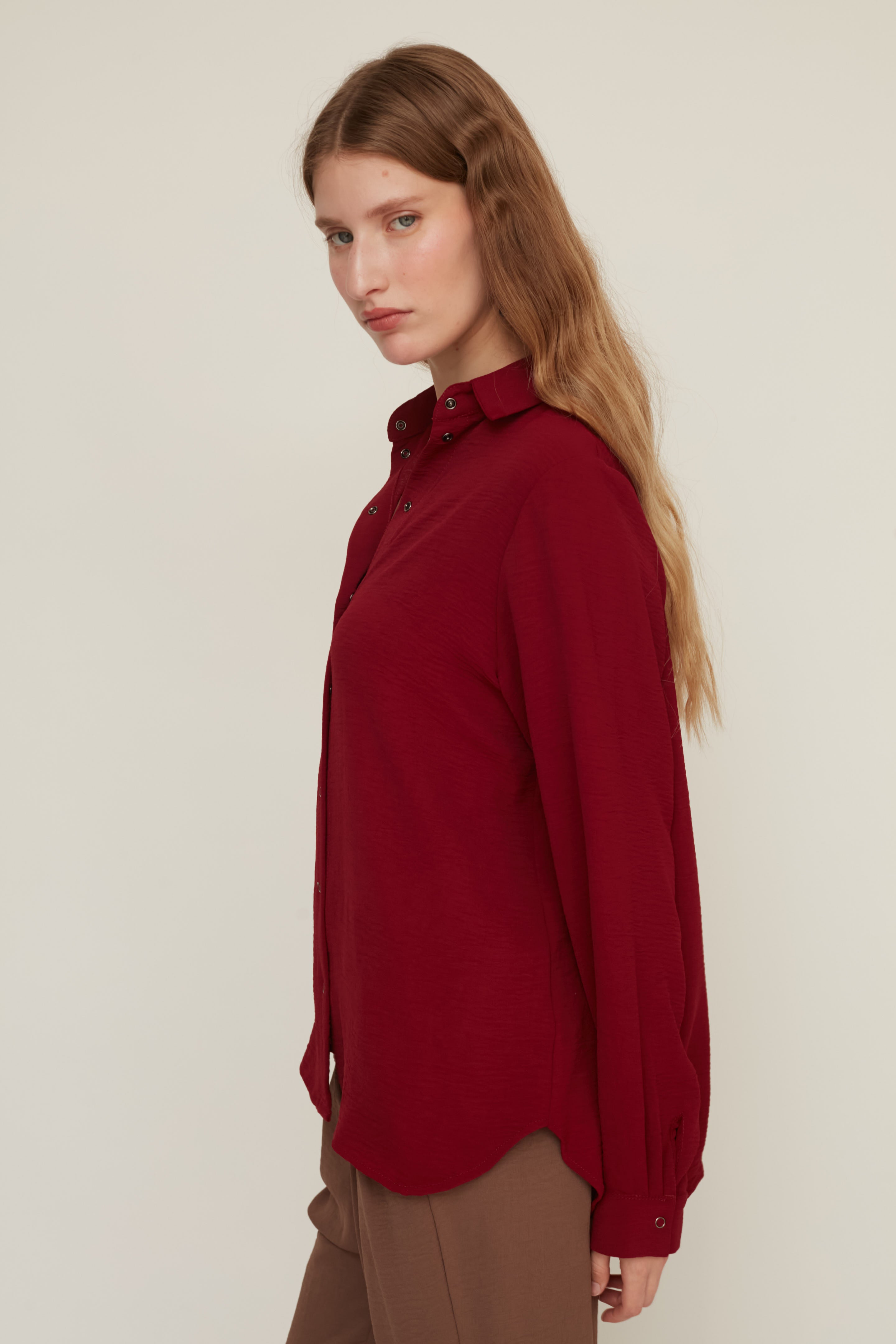 GOODIE BLOUSE BORDEAUX