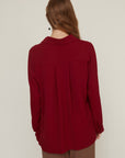 GOODIE BLOUSE BORDEAUX