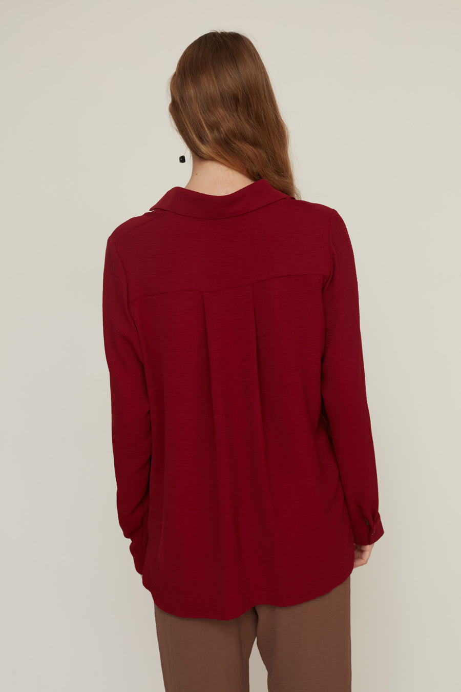 GOODIE BLOUSE BORDEAUX