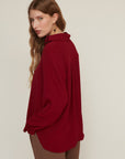 GOODIE BLOUSE BORDEAUX