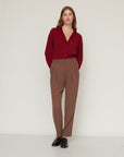 GOODIE BLOUSE BORDEAUX