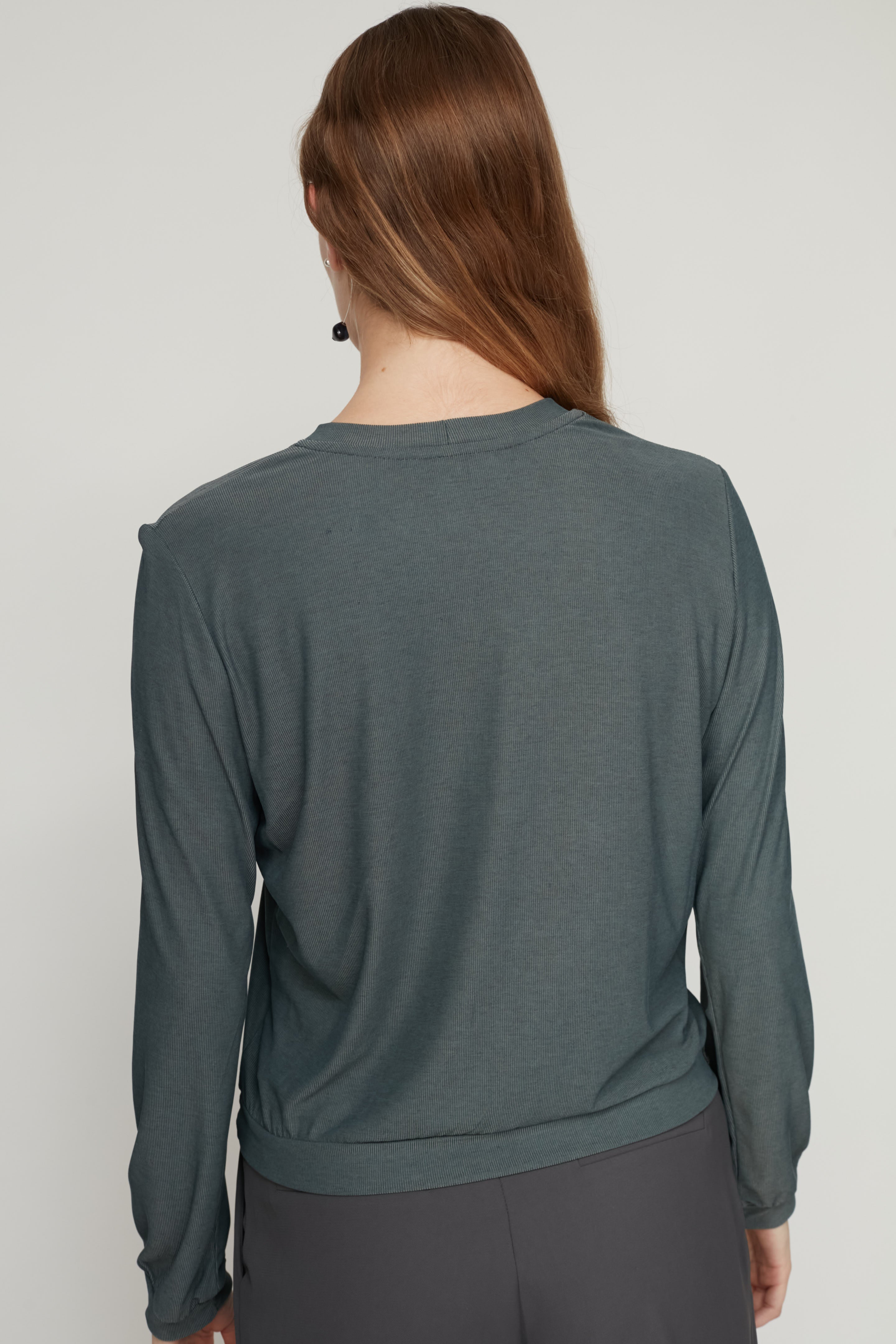 QUEEN T TOP DARK GREY