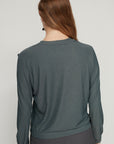 QUEEN T TOP DARK GREY