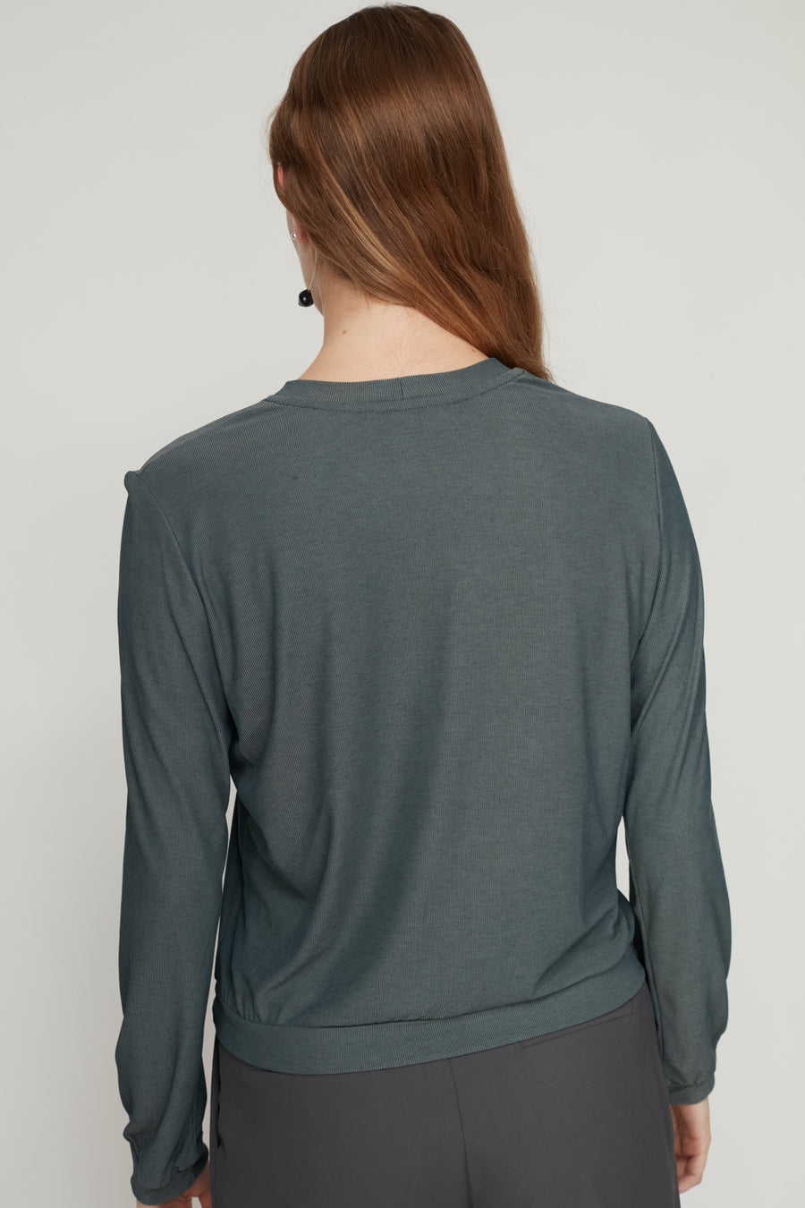 QUEEN T TOP DARK GREY