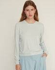 QUEEN T TOP LIGHT BLUE