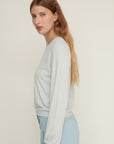 QUEEN T TOP LIGHT BLUE
