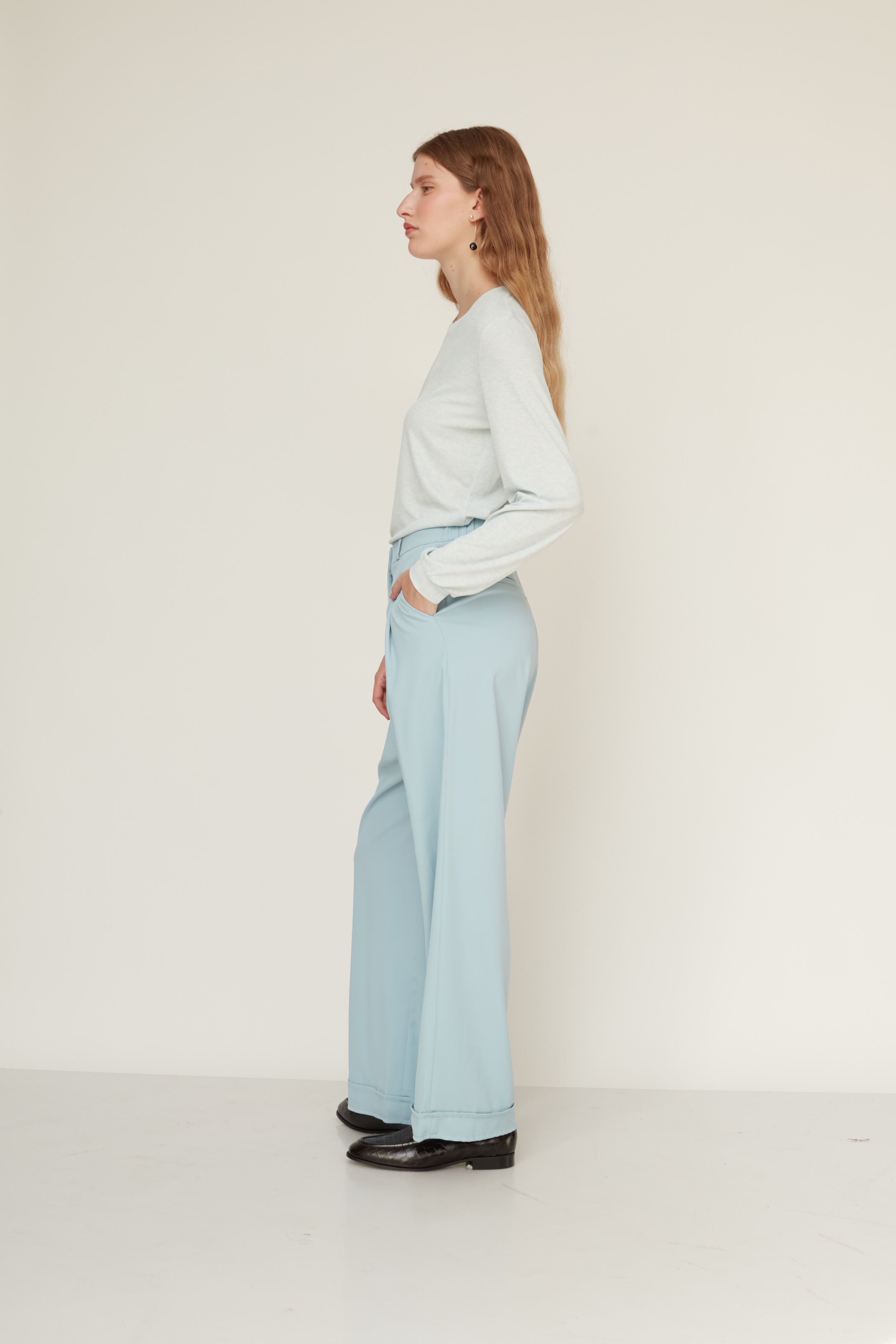 DEAL TROUSERS LIGHT BLUE