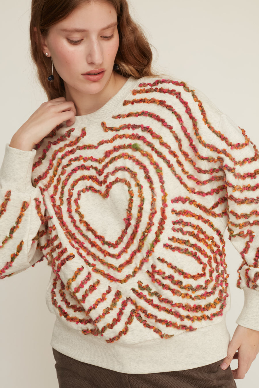 סווטשירט FLORENCE וניל