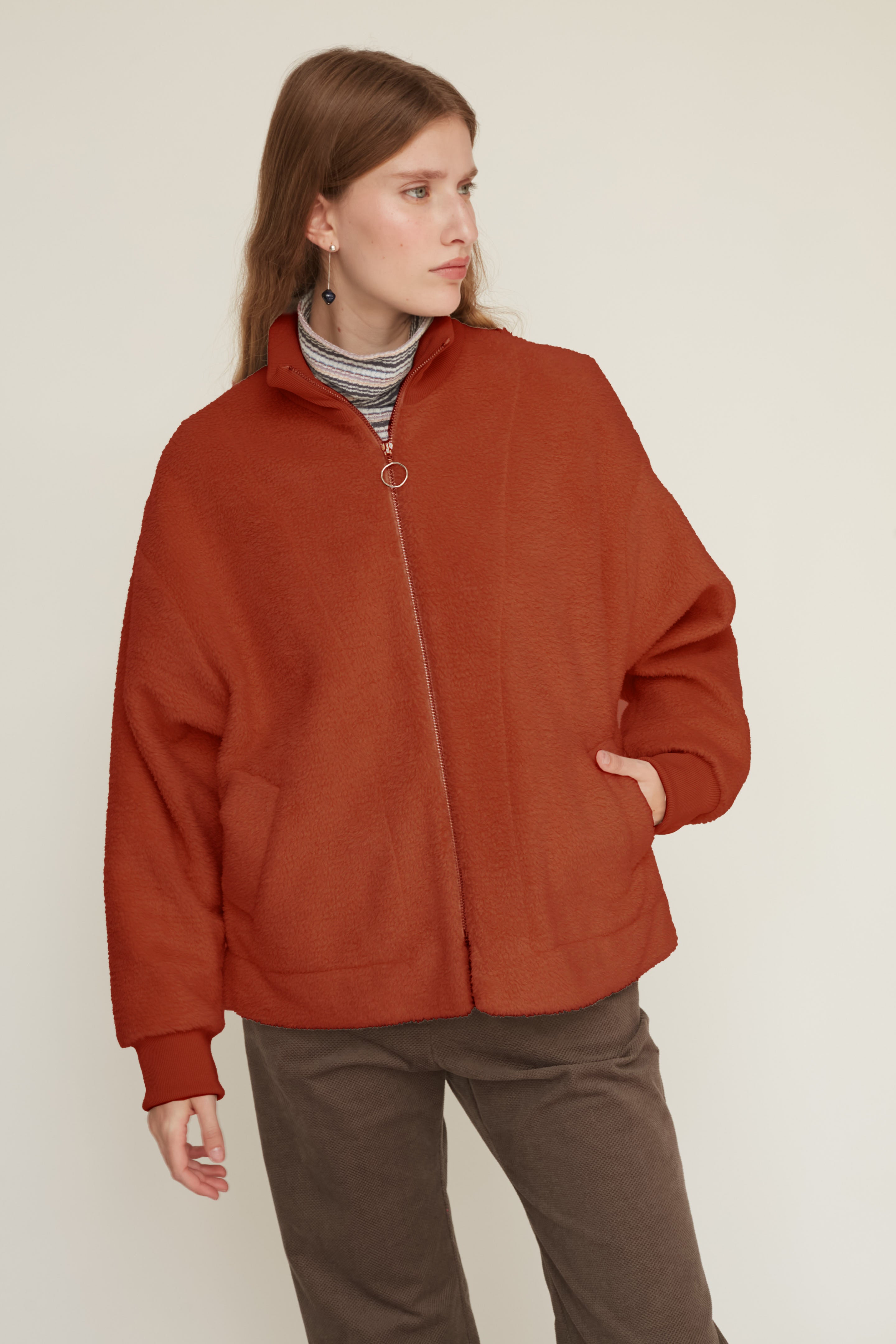 SHUBI JACKET BRICK