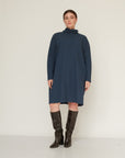 LOOSE SQ DRESS NAVY