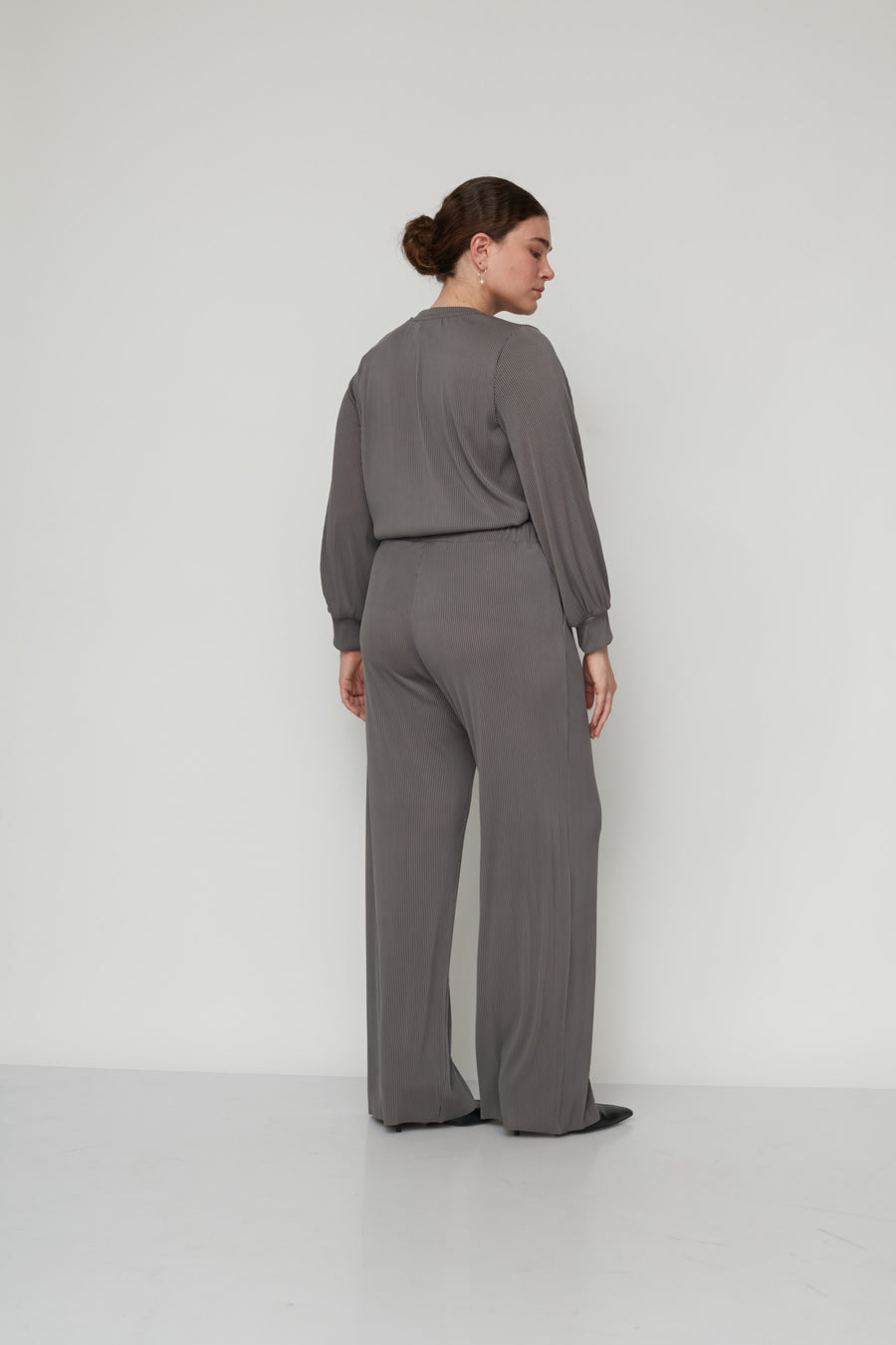 DEAR PLEATED PANTS GREY