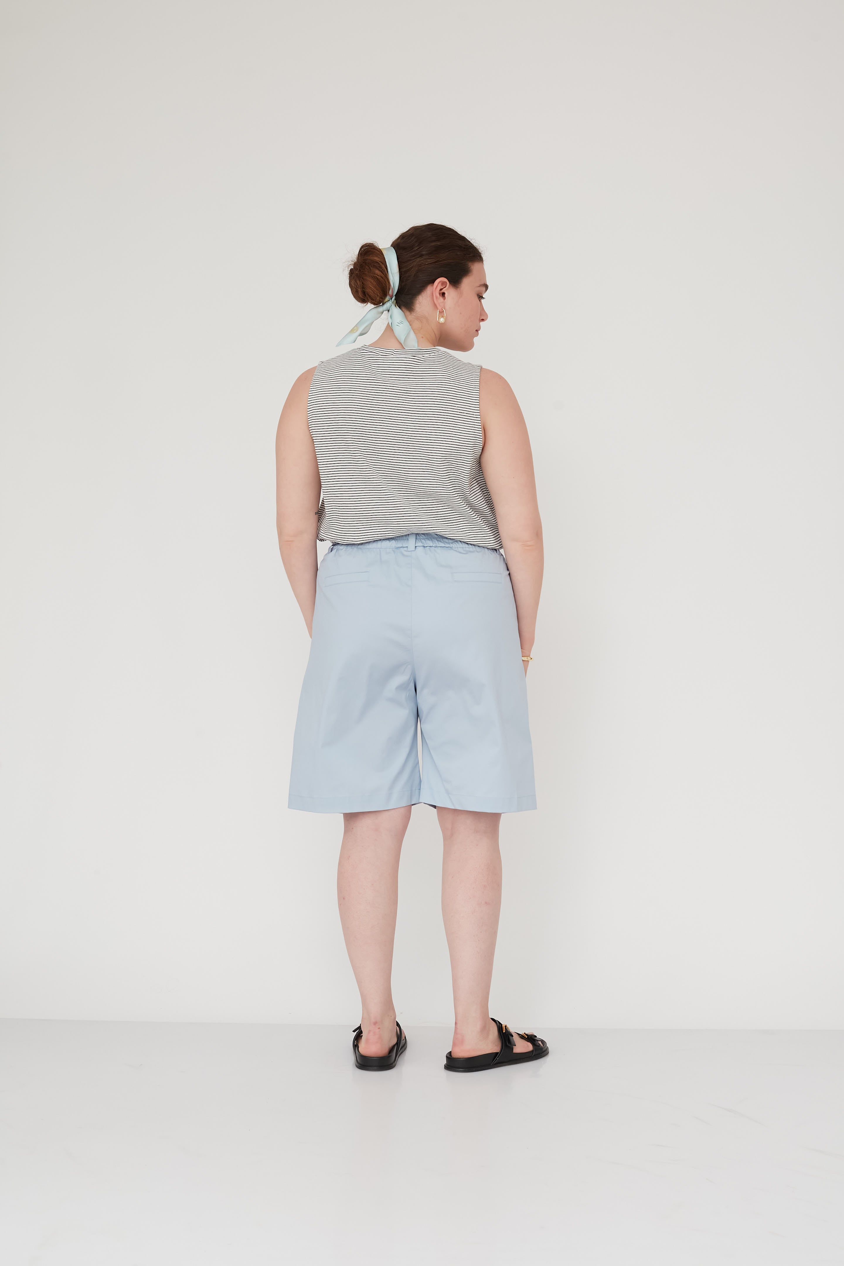 GOOD COTTON BERMUDA LIGHT BLUE