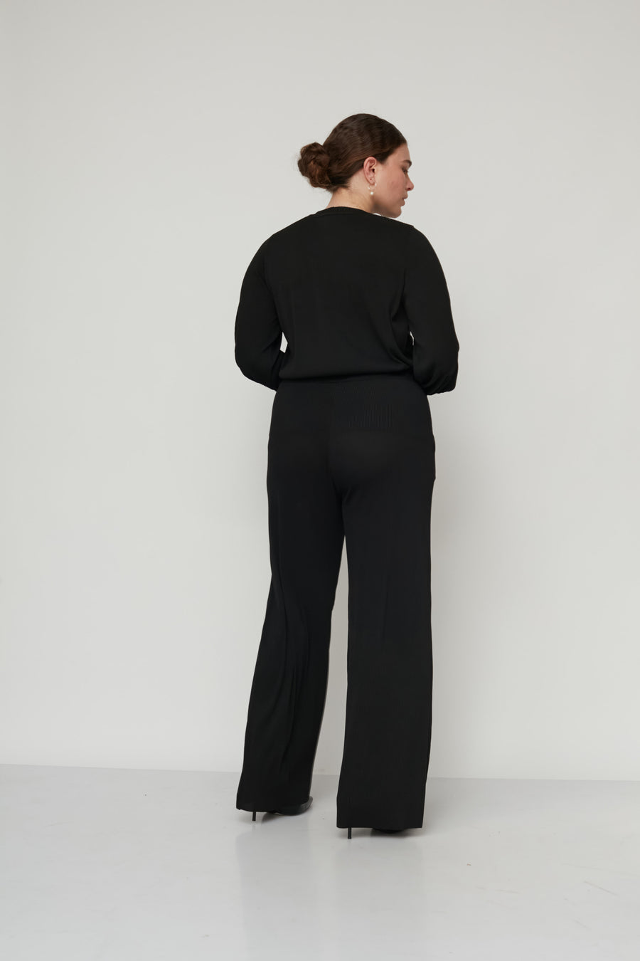 DEAR PLEATED PANTS BLACK