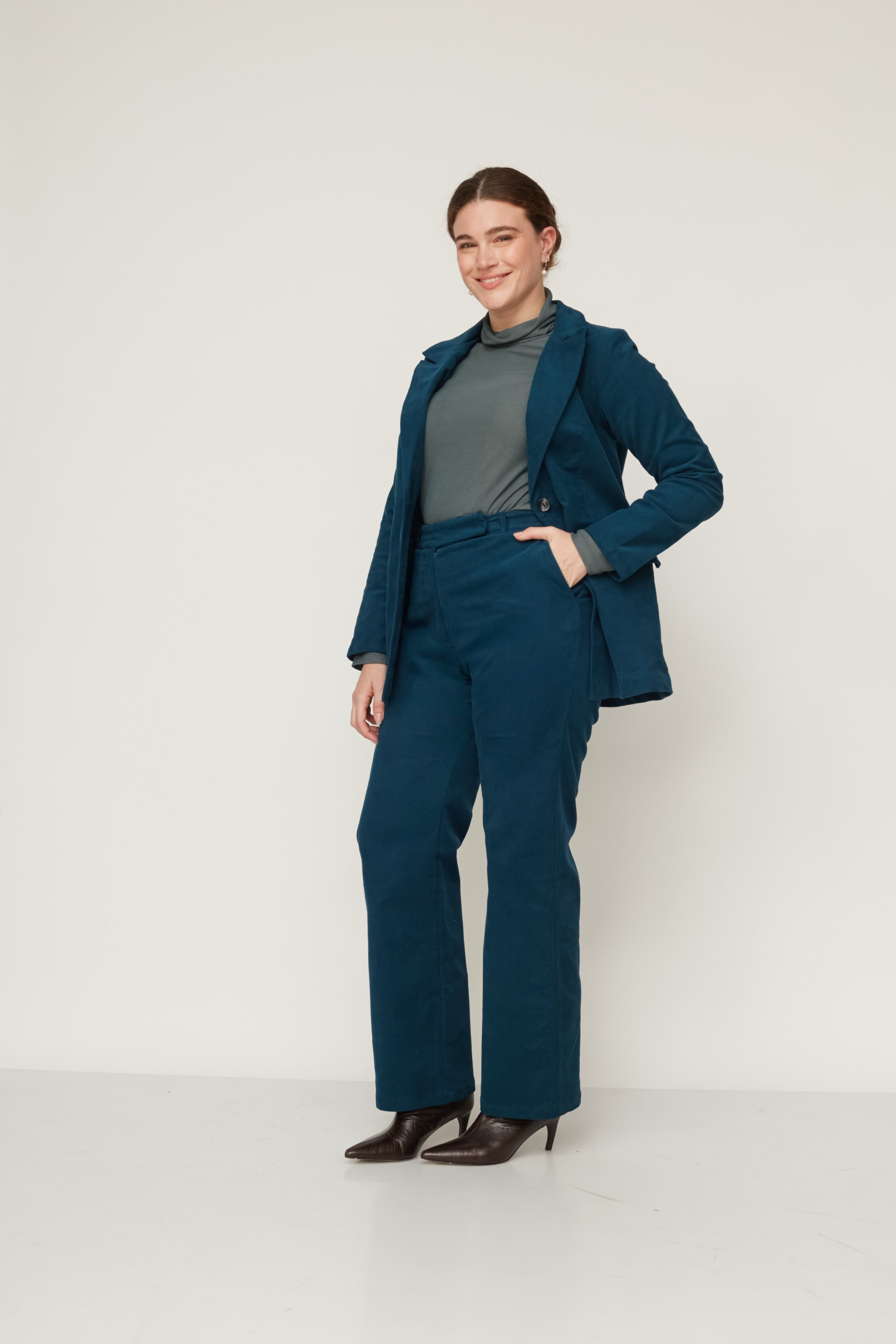 HOWL VELVET PANTS BLUE