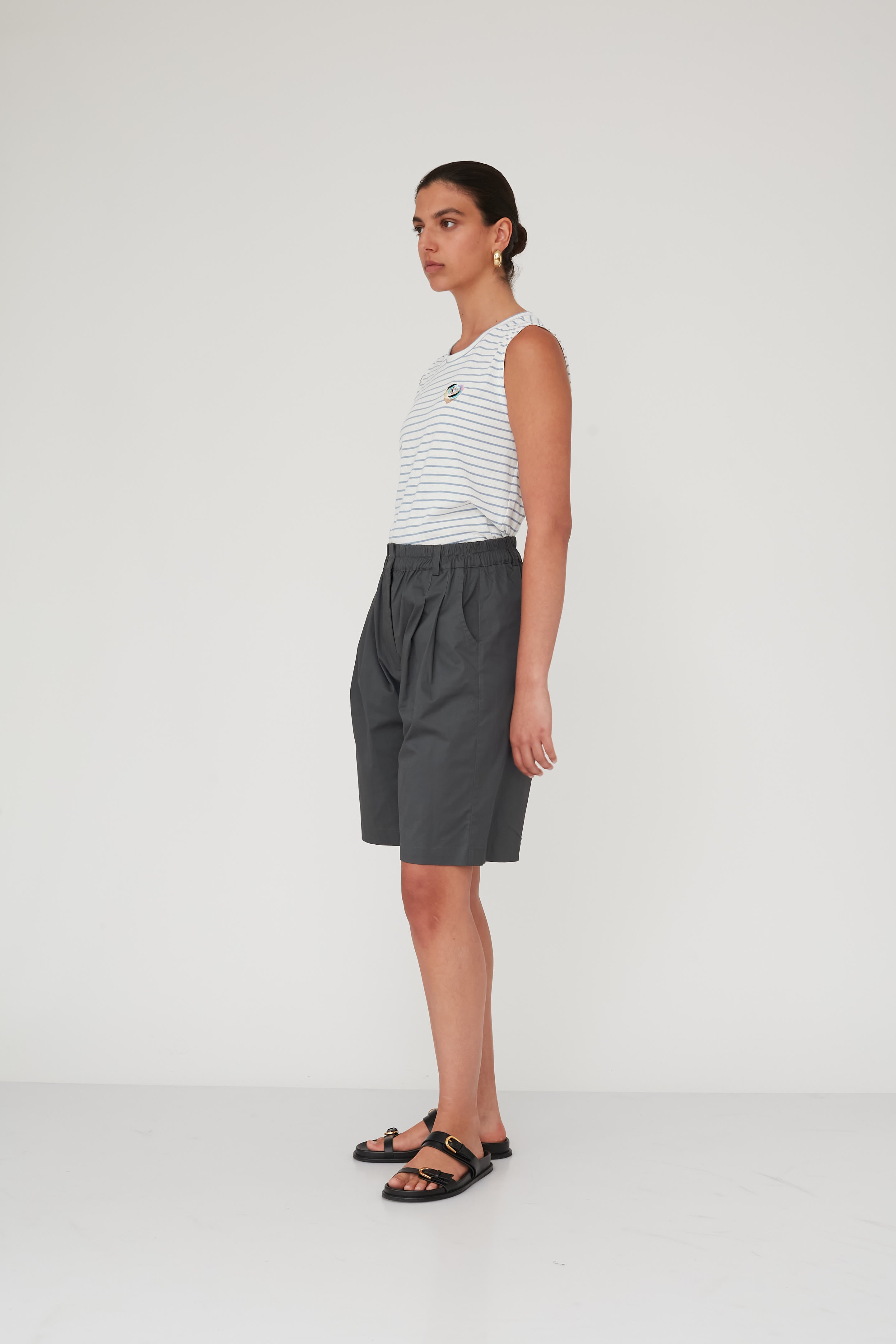 GOOD COTTON BERMUDA GREY