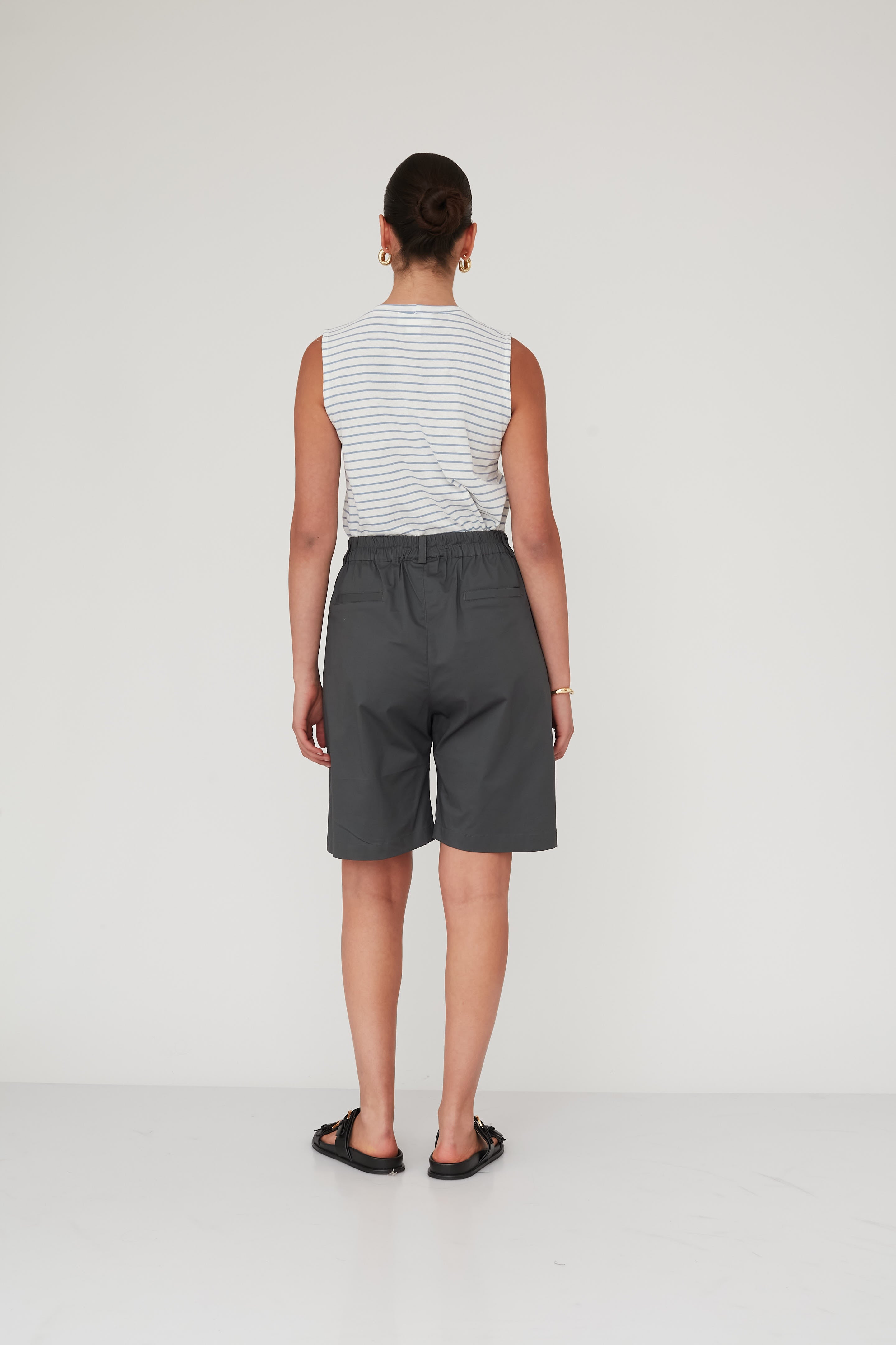 GOOD COTTON BERMUDA GREY