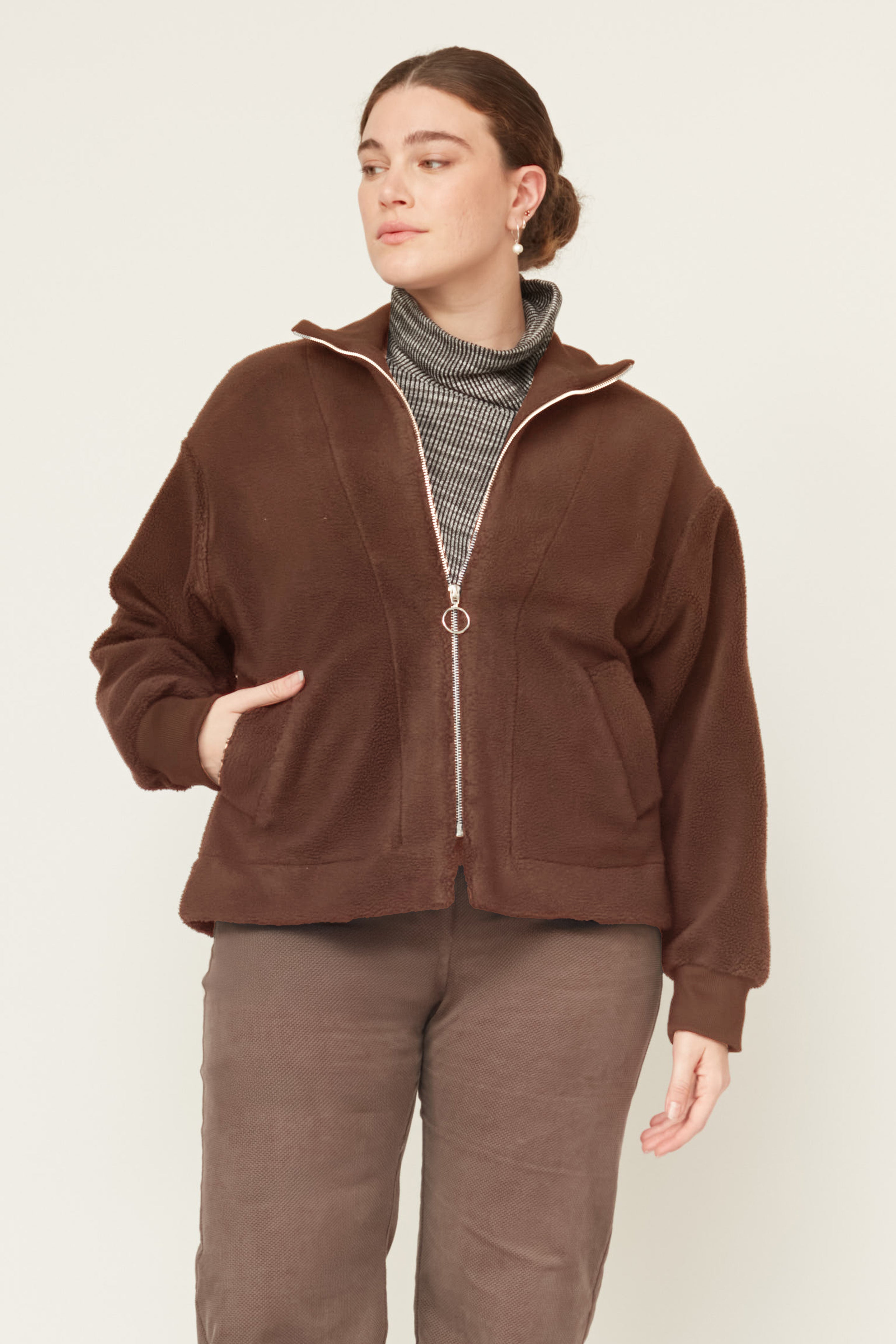 SHUBI JACKET BROWN