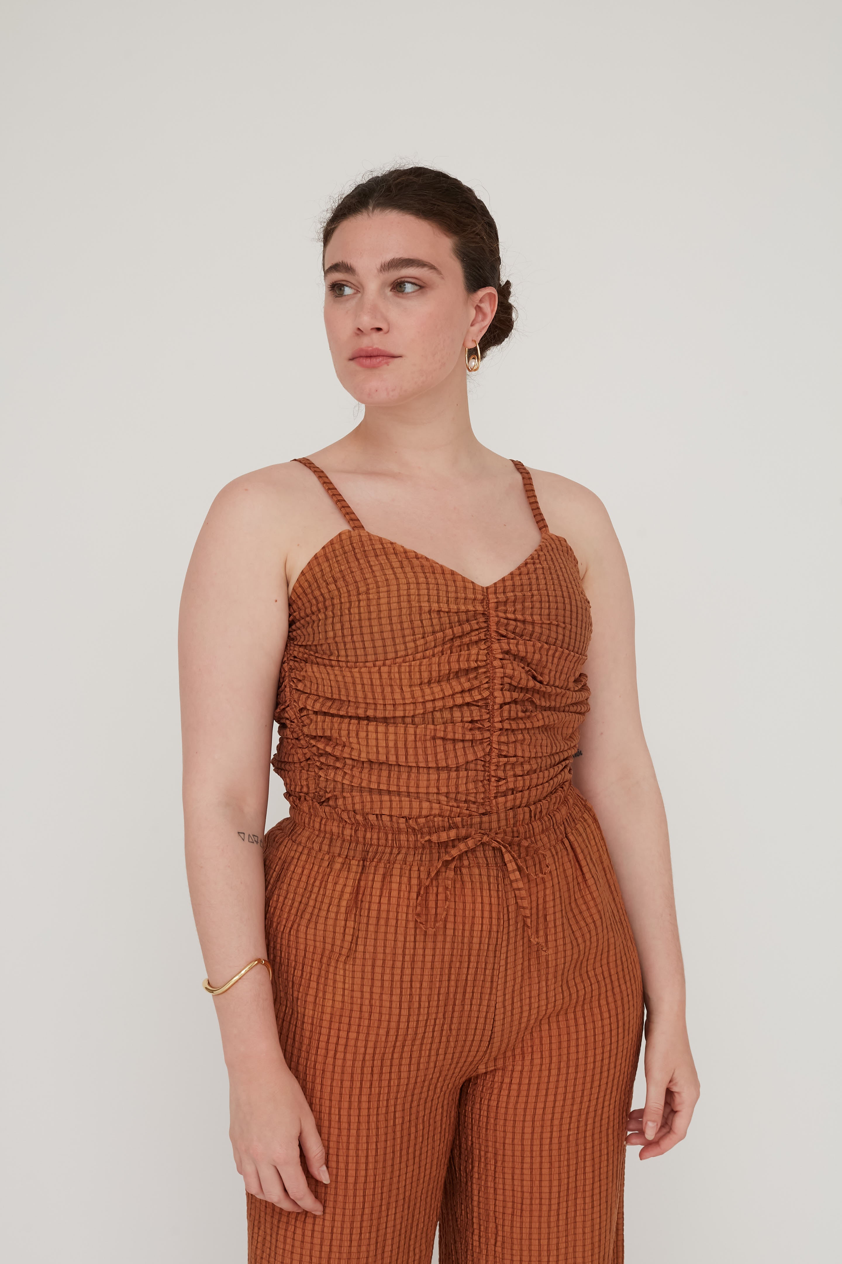 ILLUSION PANTS BRICK