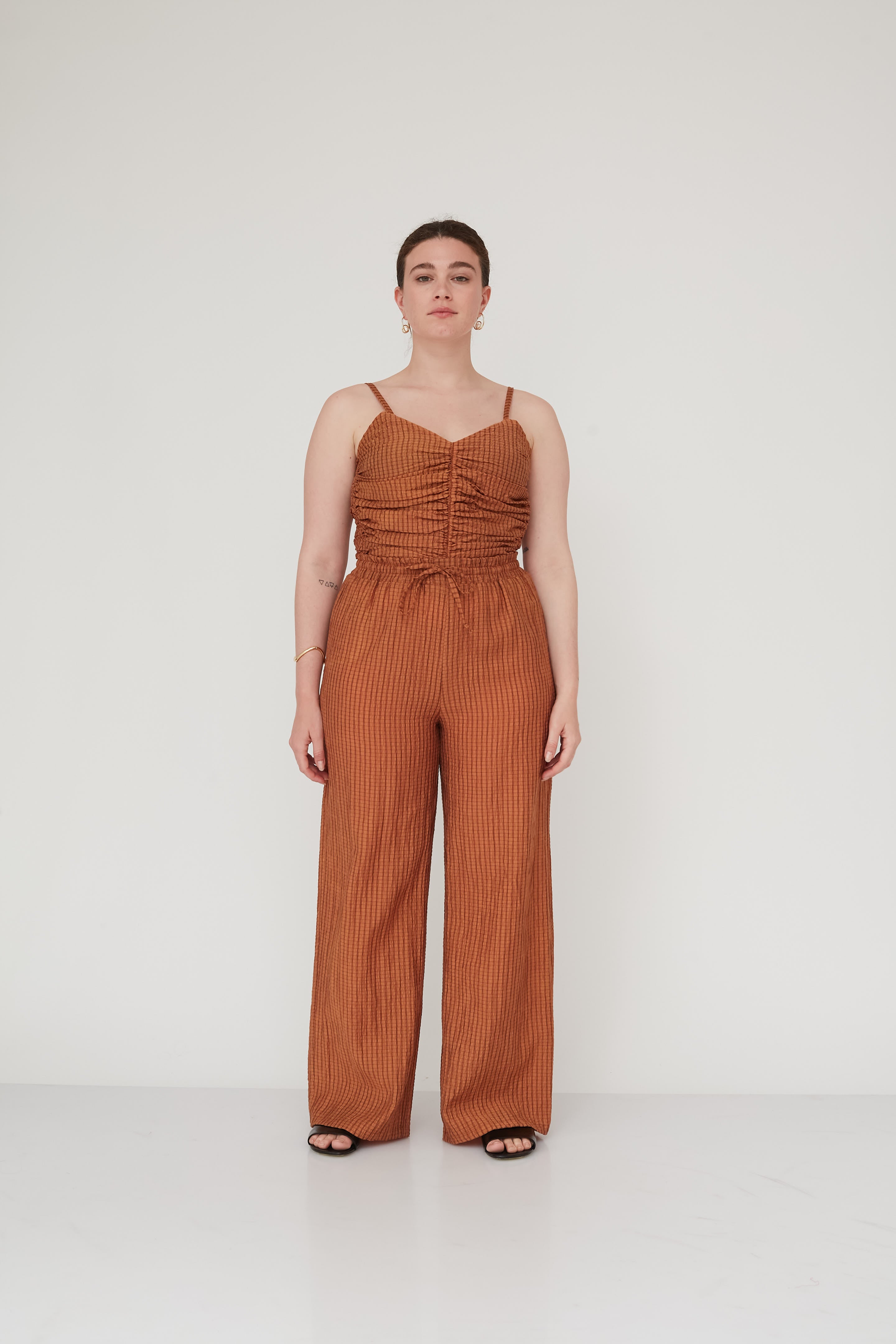 ILLUSION PANTS BRICK