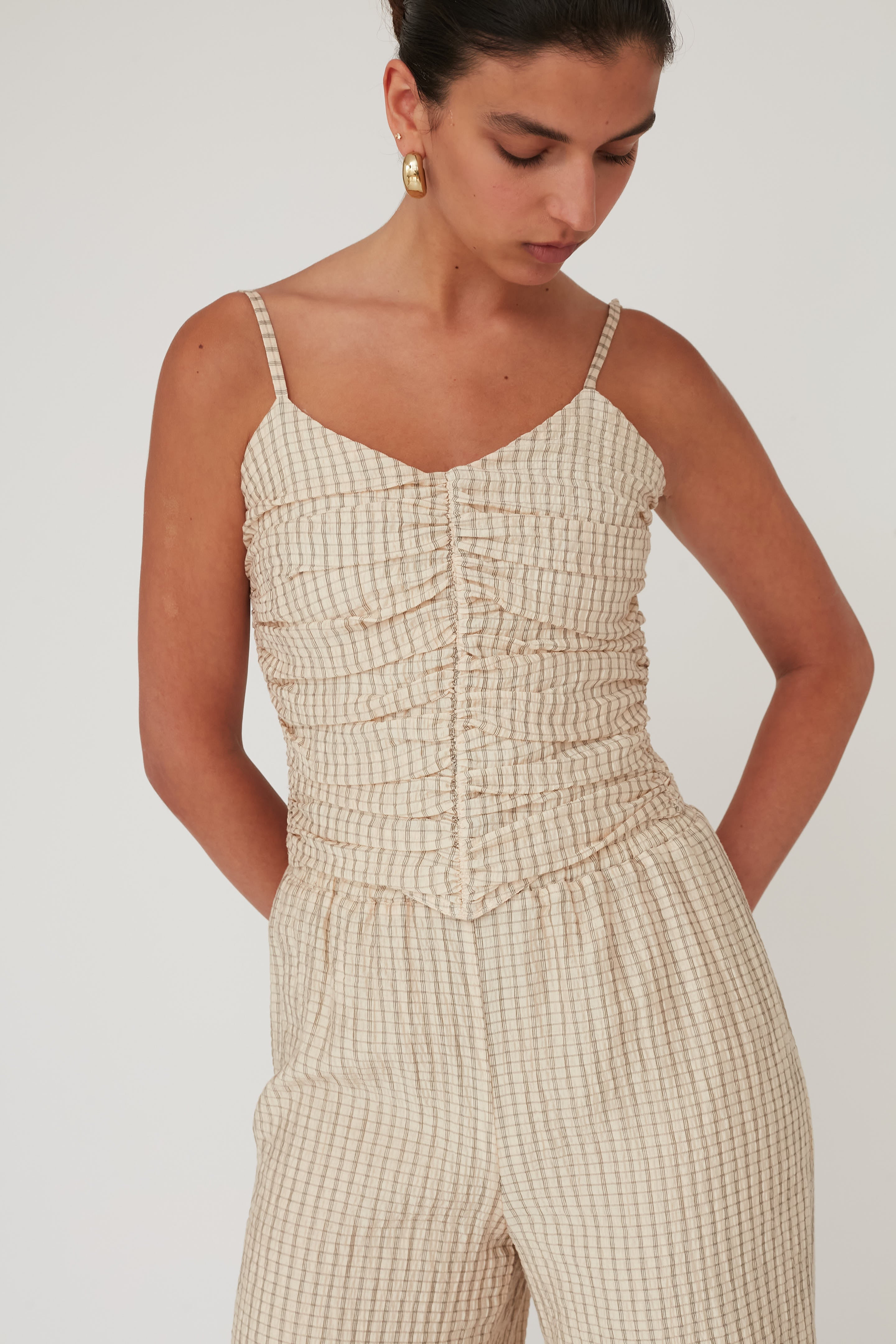 ILLUSION PANTS CREAM