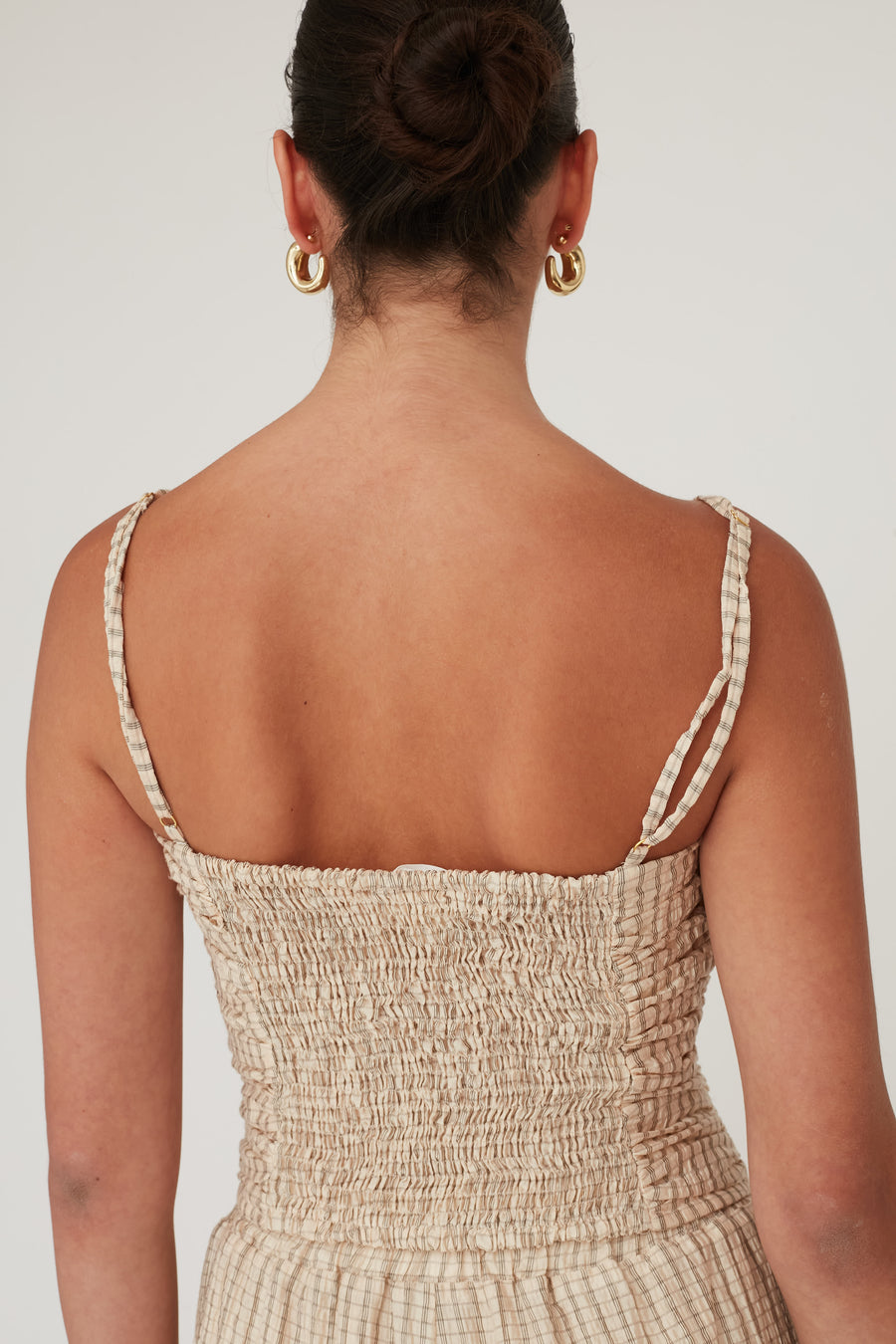ILLUSION CORSET TOP CREAM