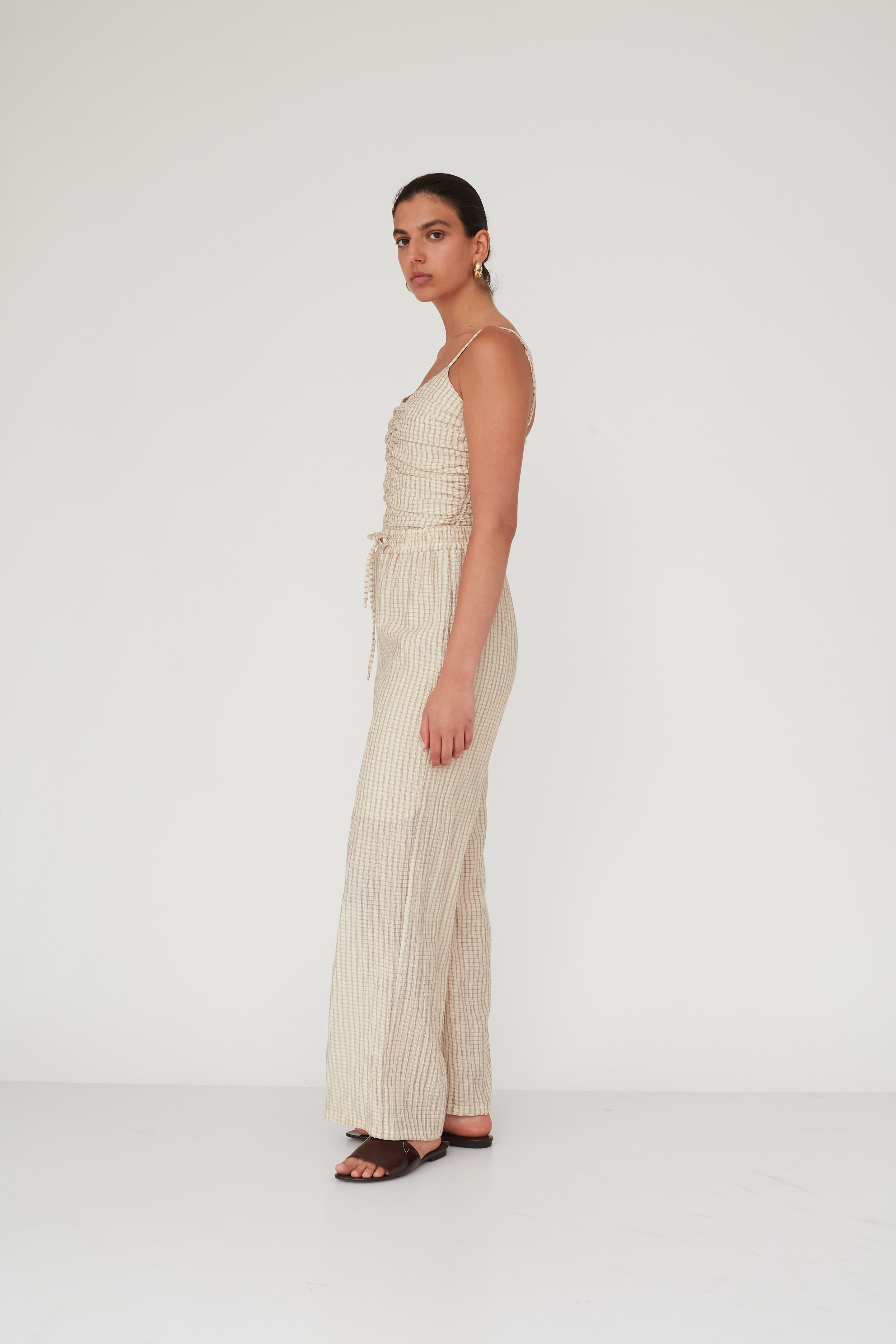 ILLUSION PANTS CREAM