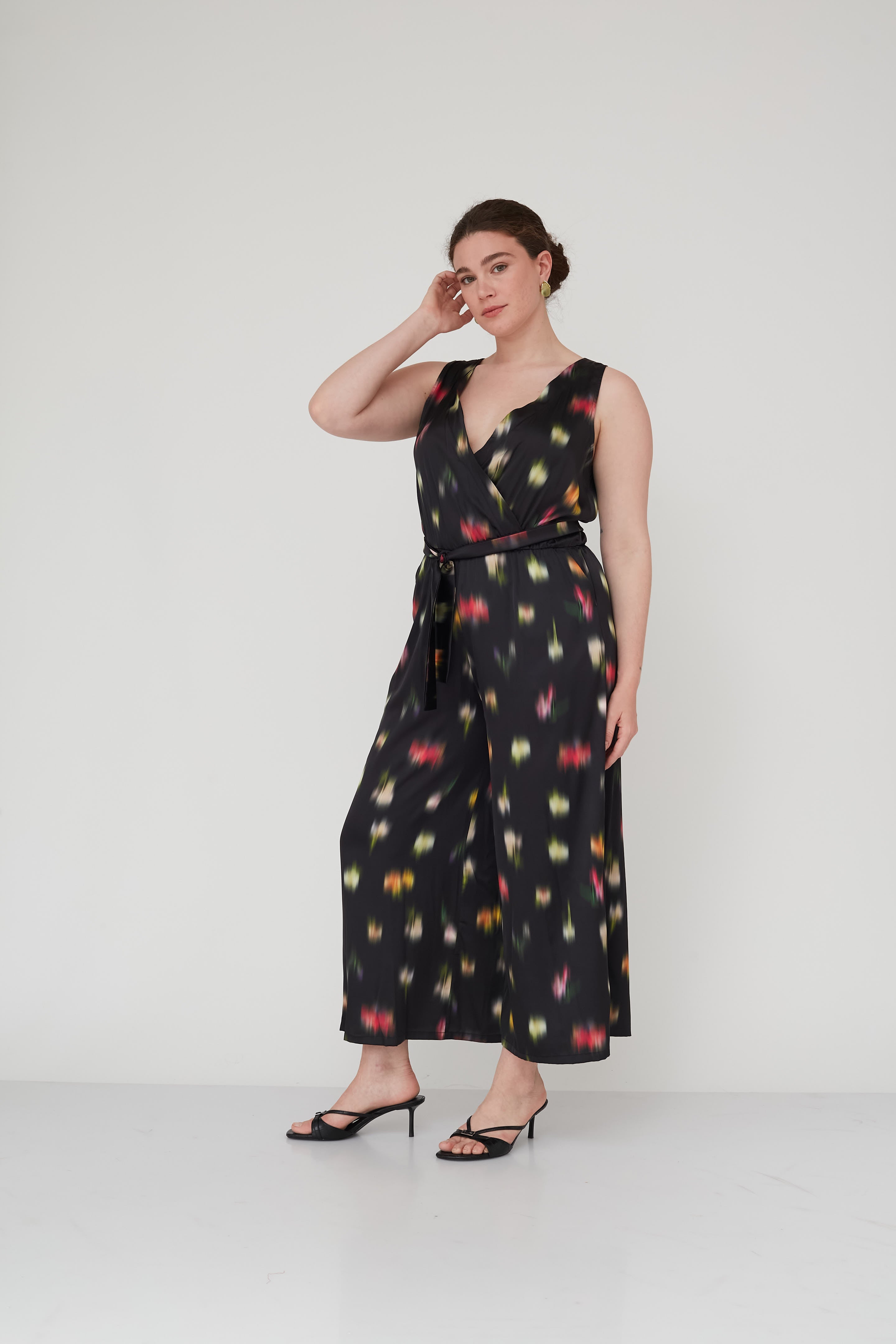 NIGHT PRINTED JUMPSUIT BLACK