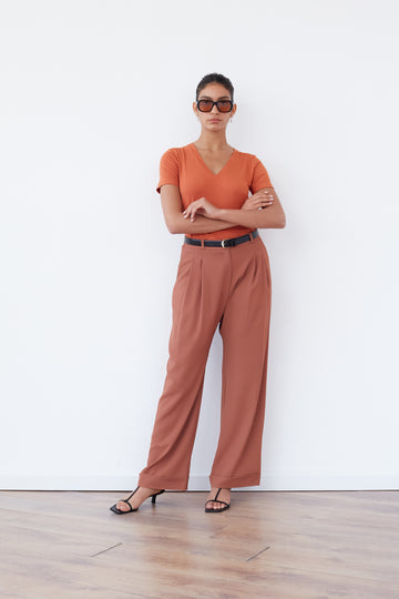 SUNSET TROUSERS BROWN