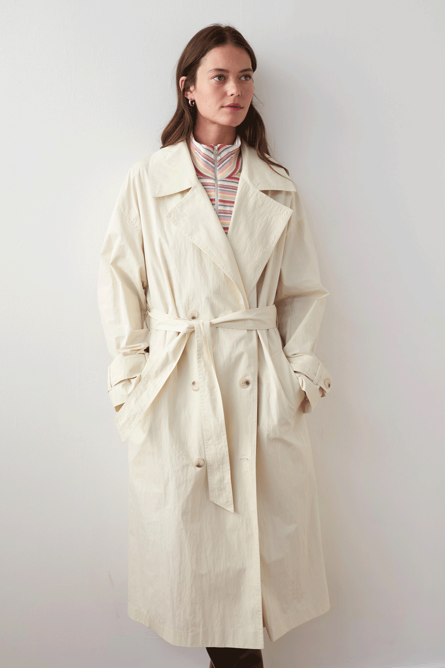 ANY-TIME TRENCH COAT VANILLA