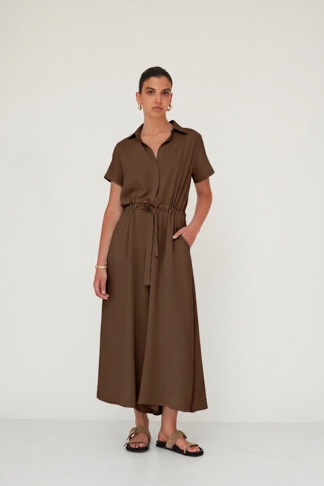 FOREVER JUMPSUIT BROWN