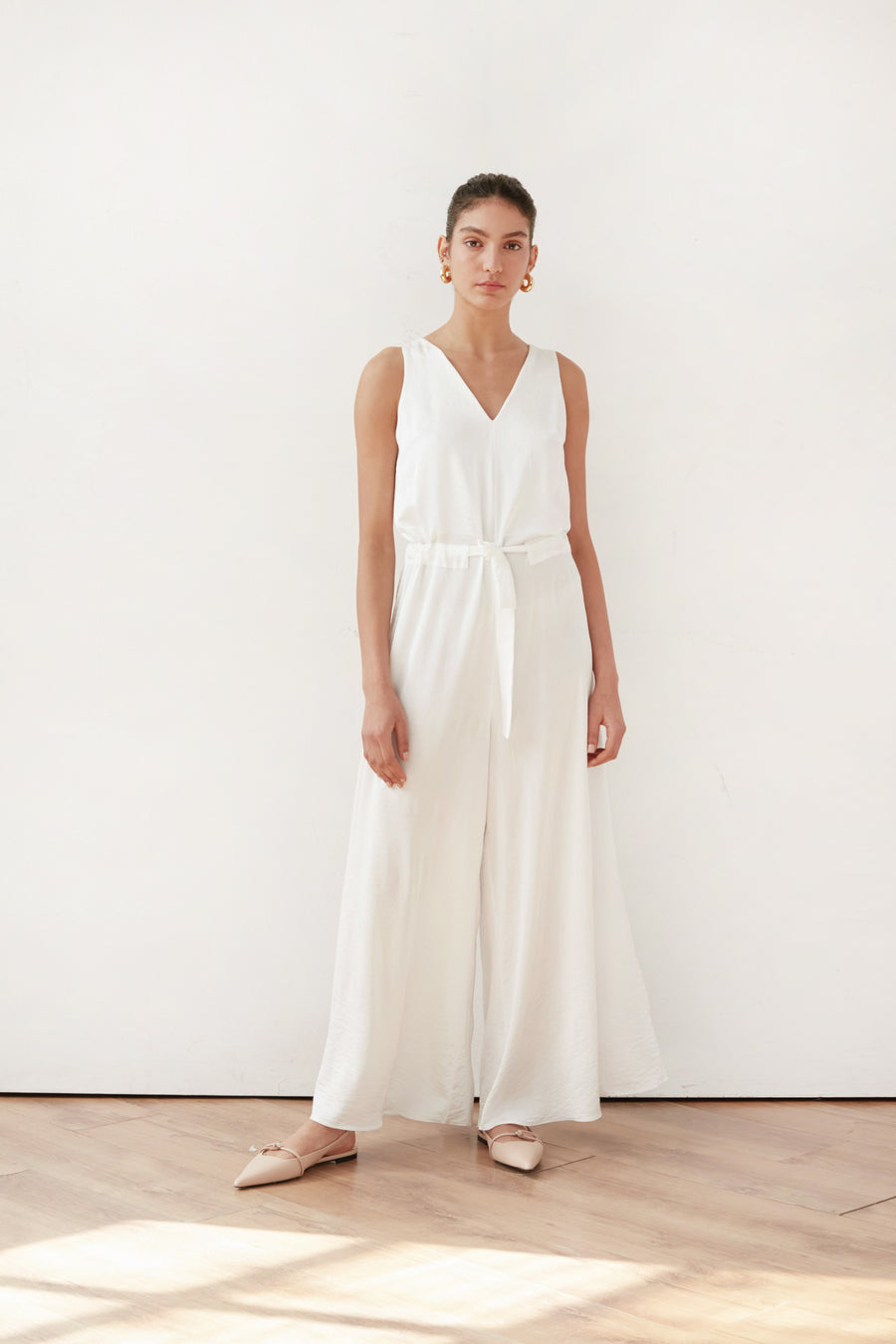 ALTO JUMPSUIT SATIN WHITE