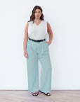 SUNSET TROUSERS SMOKY LIGHT BLUE