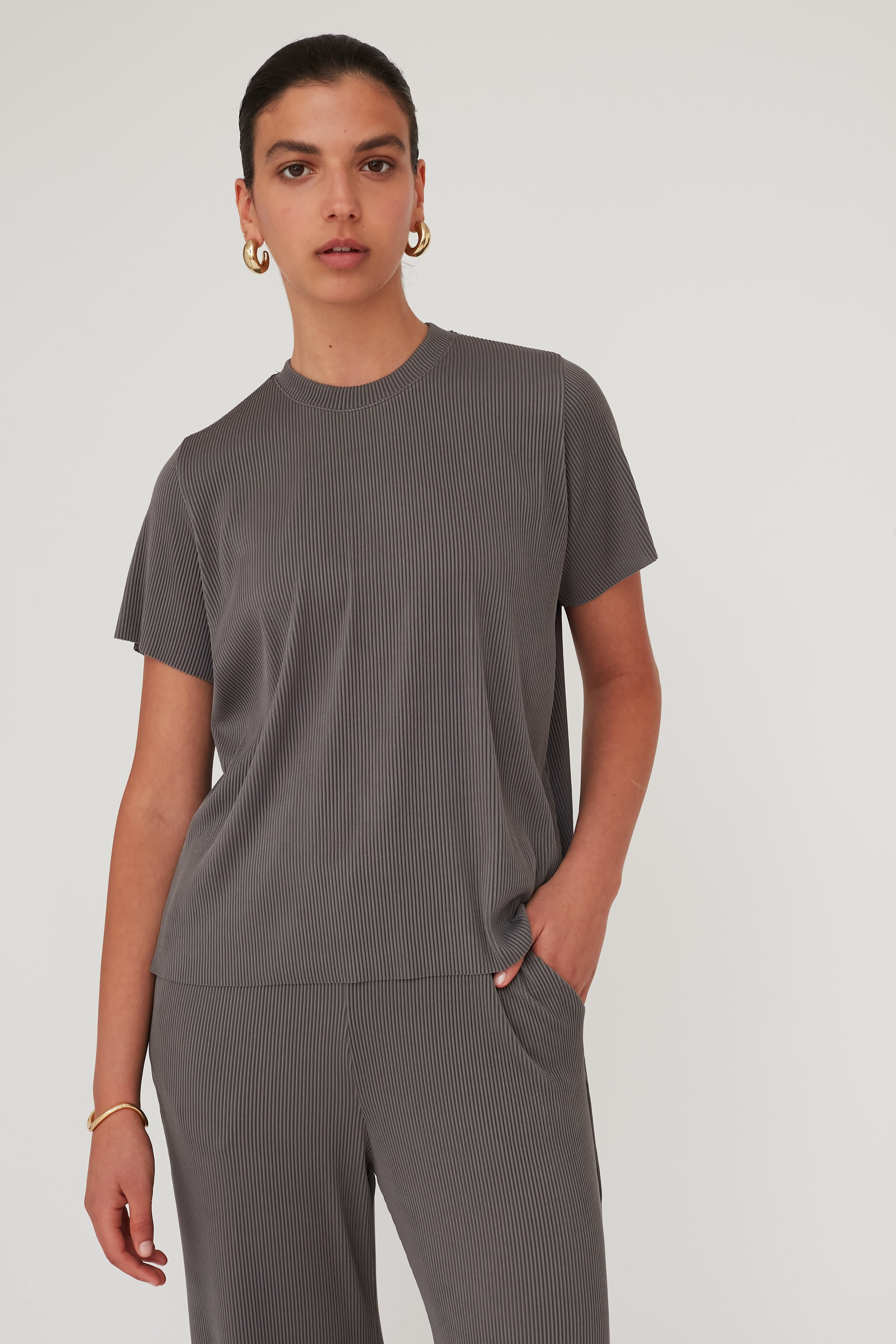 חולצת פליסה DEEP אפור