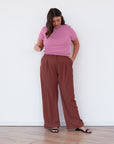 SUNSET TROUSERS BRICK