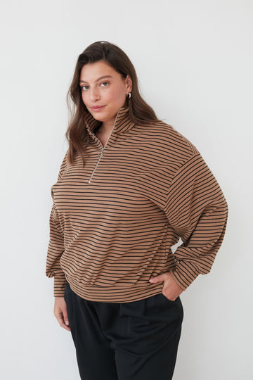 RAY POLO TOP CAMEL