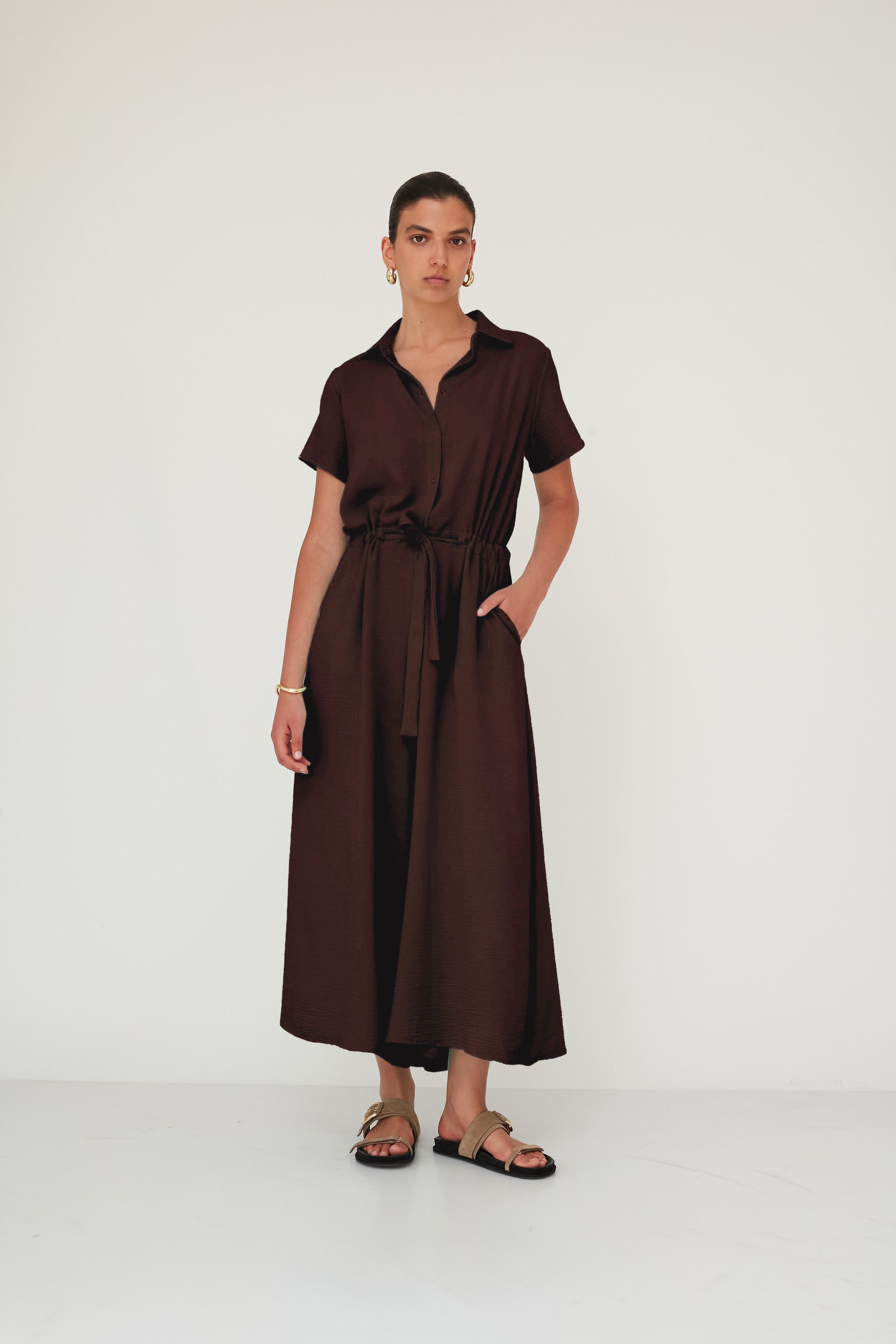 FOREVER JUMPSUIT BROWN