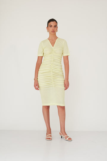 NO SENSE DRESS YELLOW
