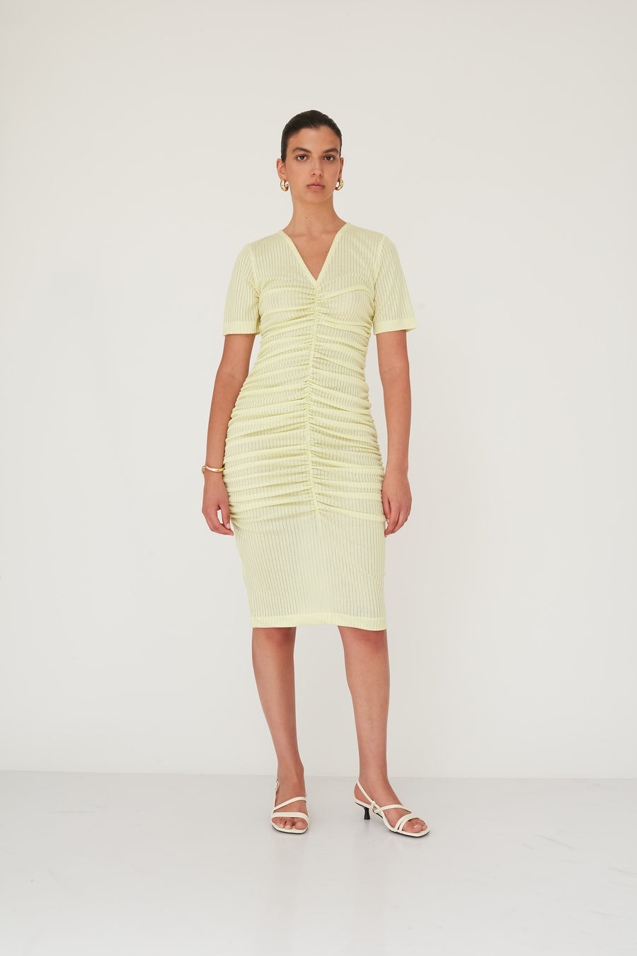 NO SENSE DRESS YELLOW