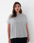 LOST SQ TOP WHITE