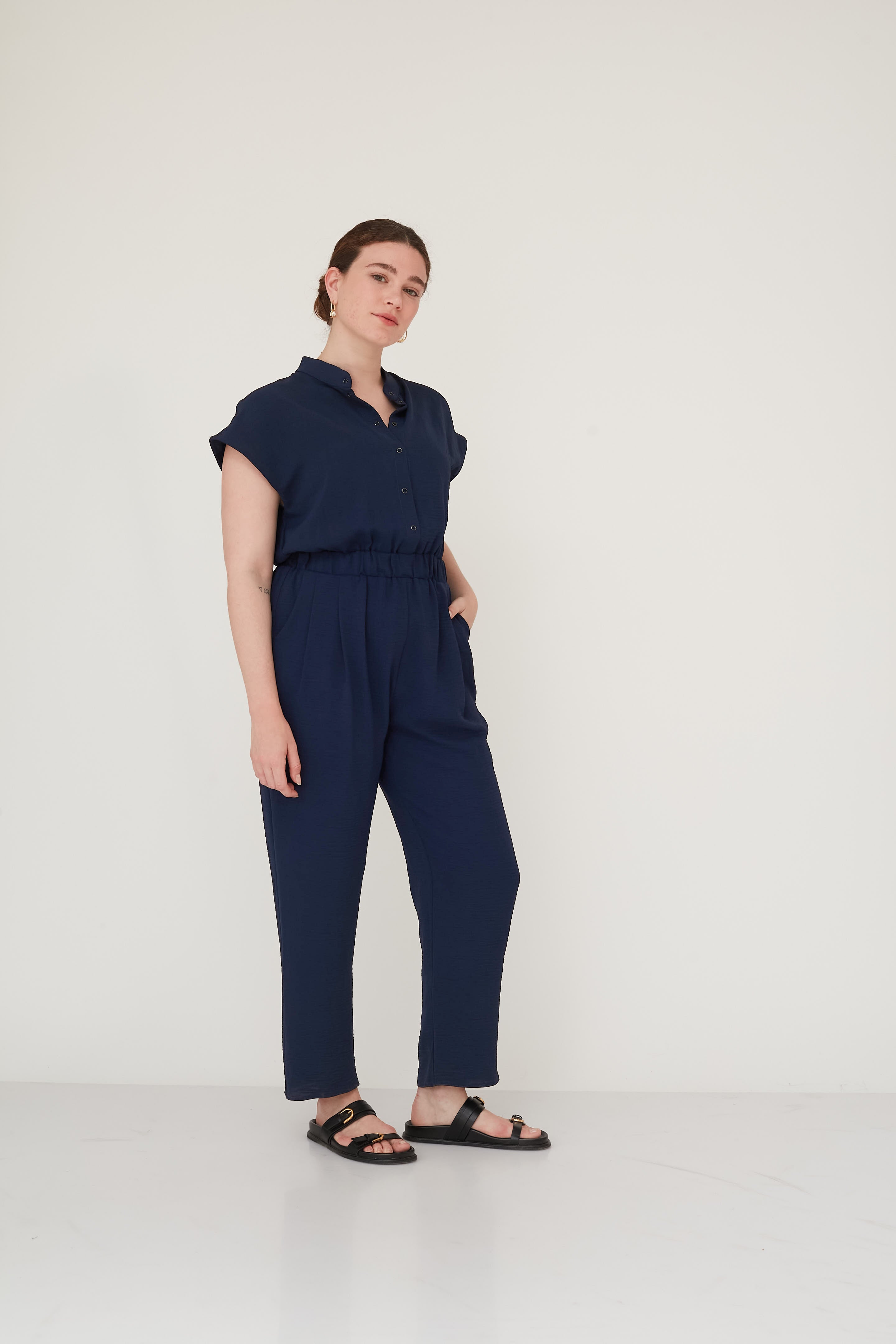 FOR GOOD JUMPSUIT NAVY