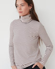 PAST STRIPE TOP PINK