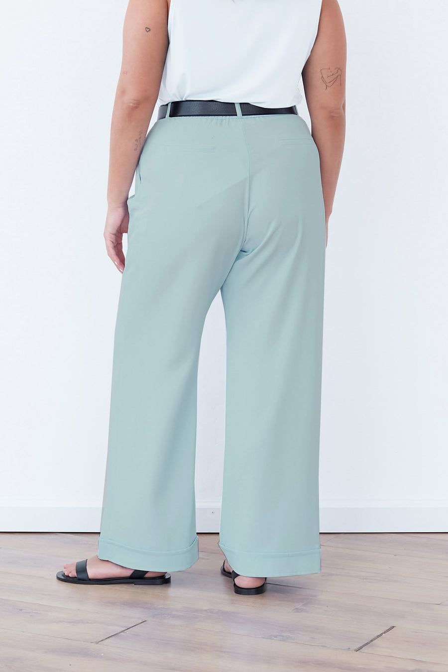 SUNSET TROUSERS SMOKY LIGHT BLUE