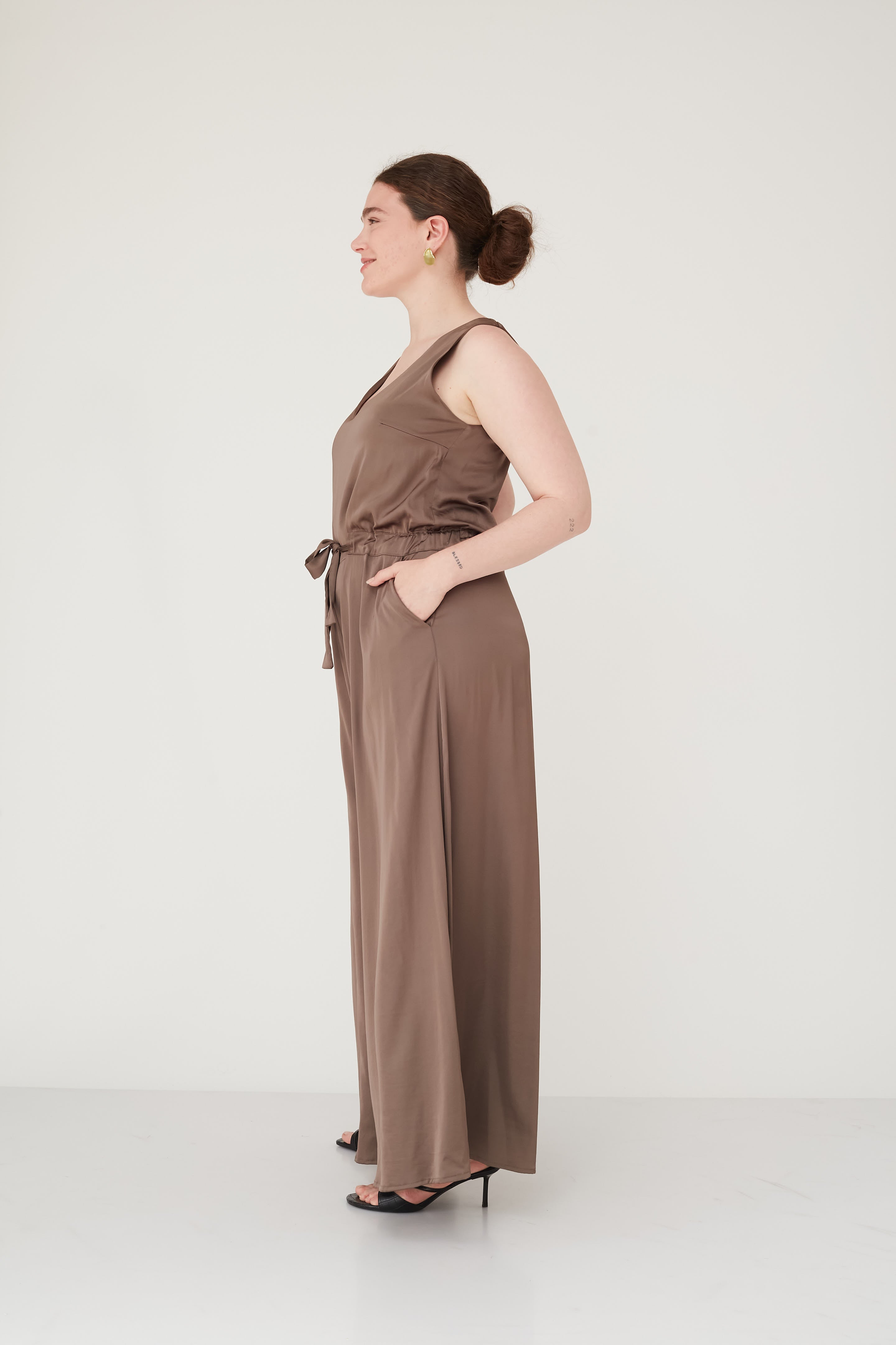 LIGHT JUMPSUIT BROWN