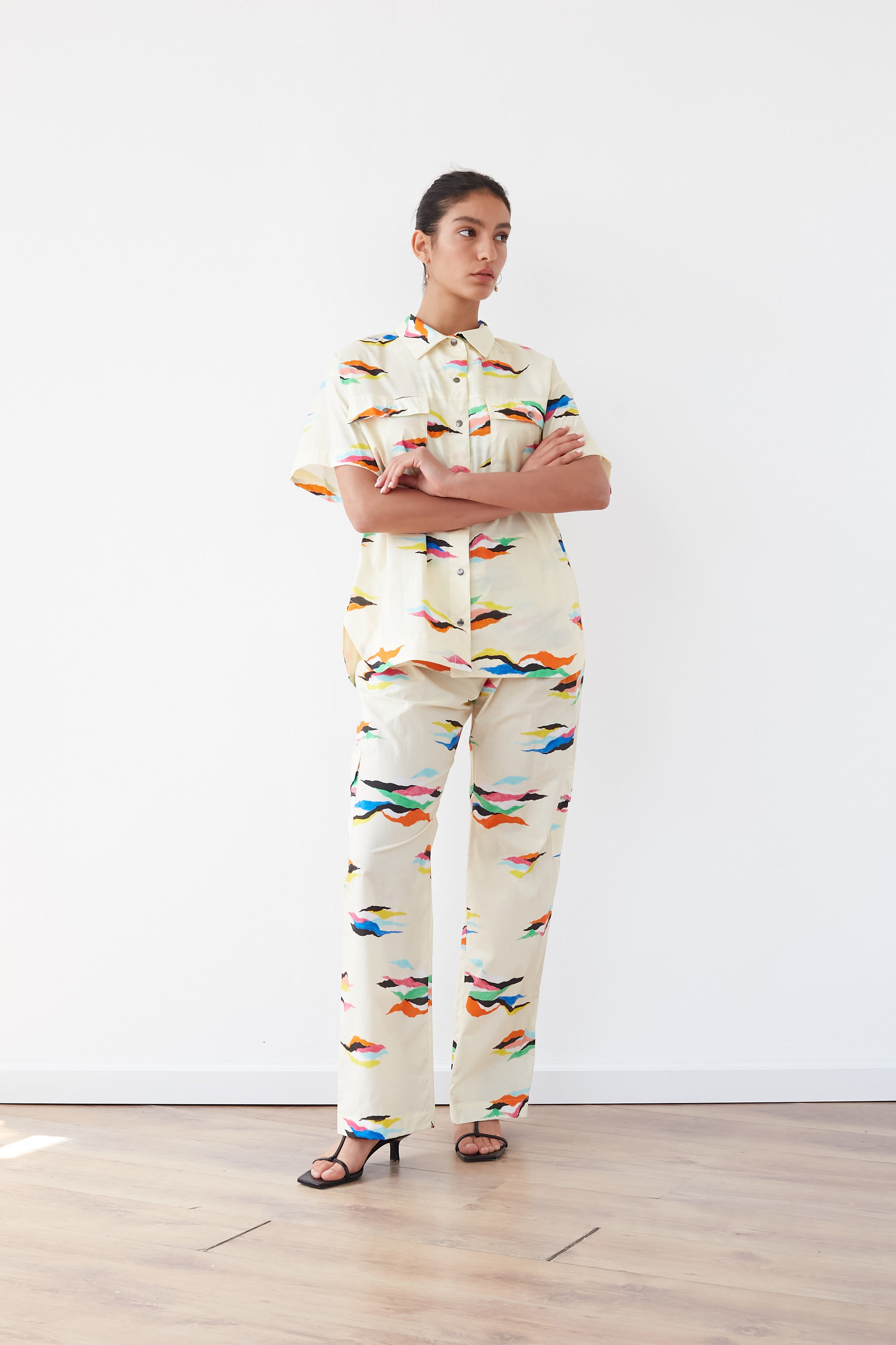 FEATHERS SHIRT VANILLA