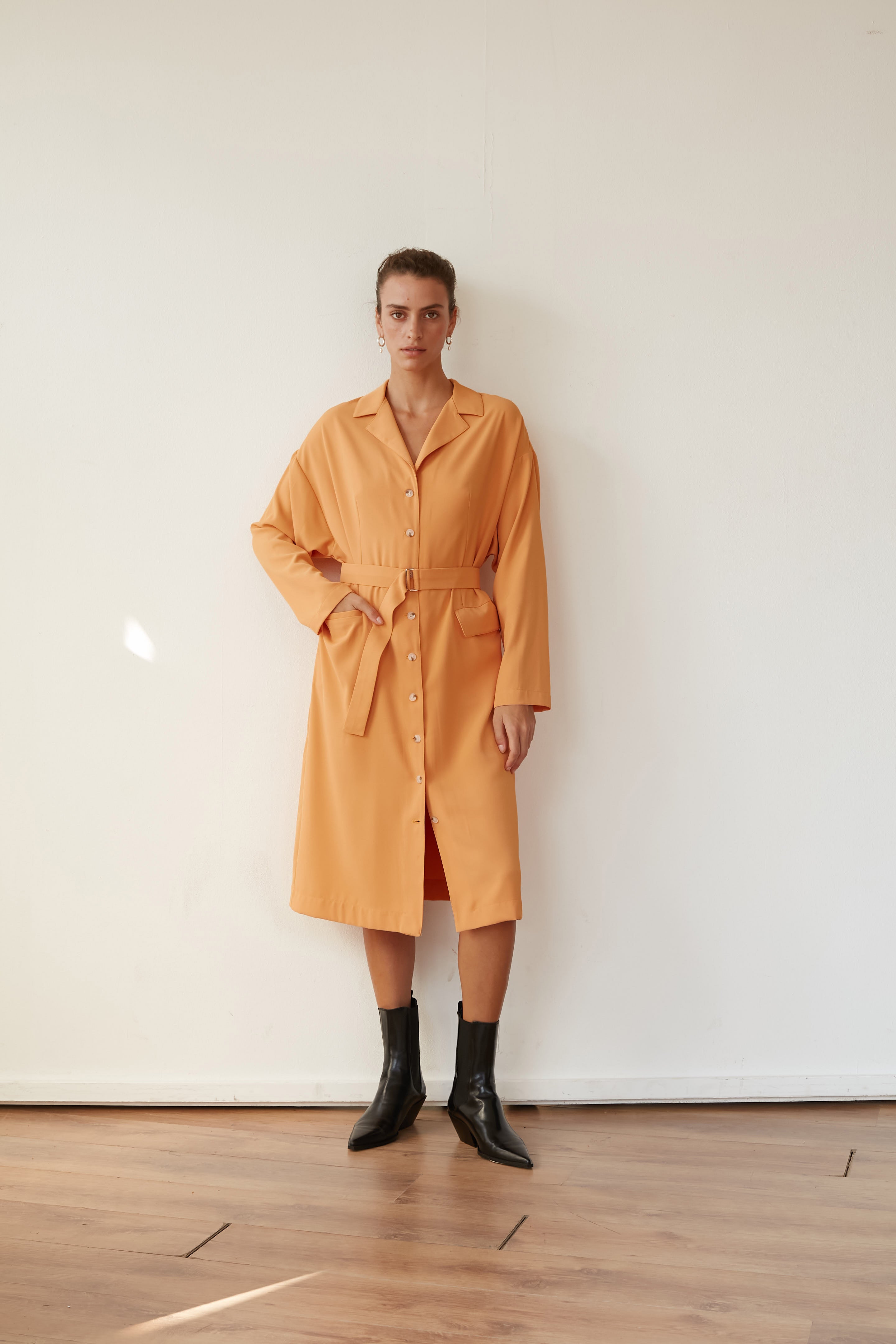 SMEE JACKET DRESS ORANGE