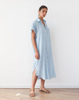 NIA DRESS LIGHT BLUE